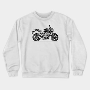 CB1000R Motorcycle Sketch Art Crewneck Sweatshirt